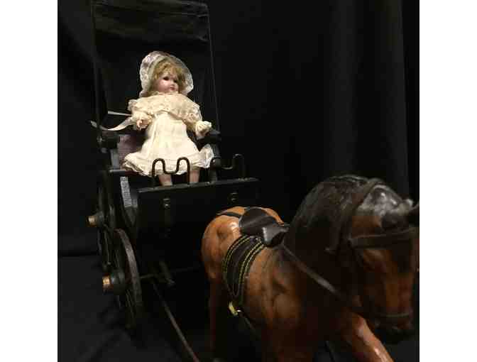 Collectible Doll, Horse, and Carriage