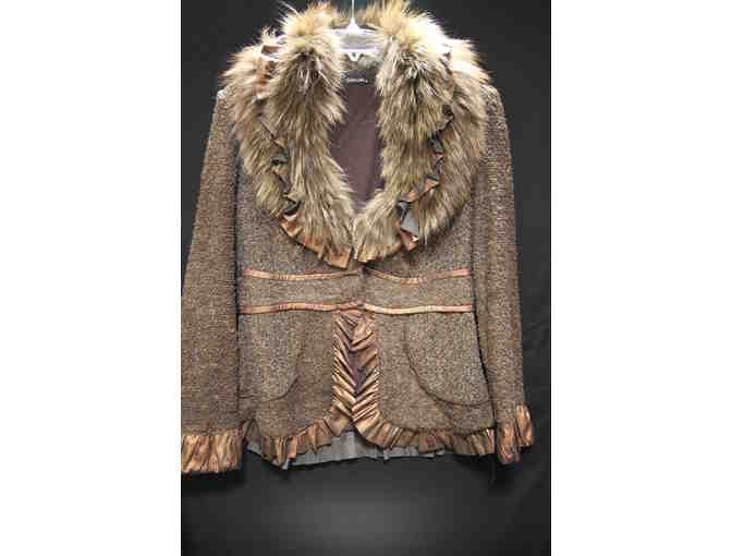 Dolce Cabo fur trimmed jacket