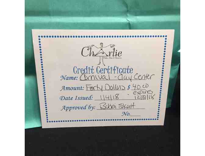 Charlie Boutique gift certificate + French market soy candle