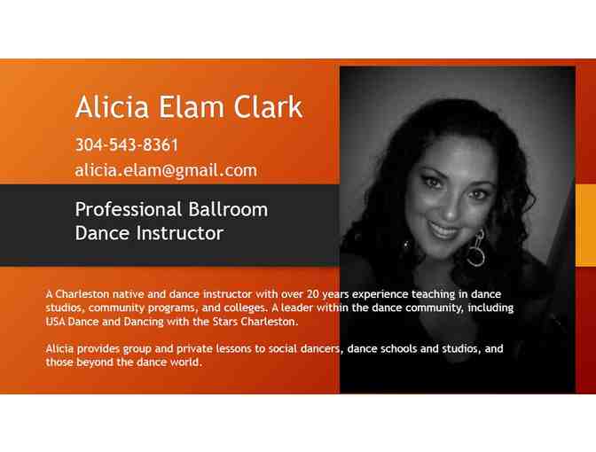 4 Weeks of Private Dance Lessons with Alicia Elam Clark