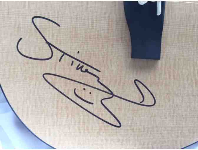 Sting Autographed Martin Guitar & Photo - Photo 4