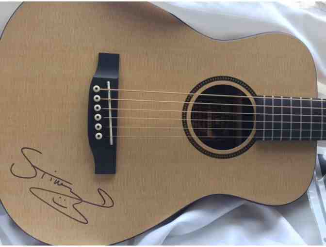 Sting Autographed Martin Guitar & Photo - Photo 3