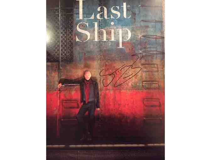 'The Last Ship' Broadway Show Poster Autographed by STING