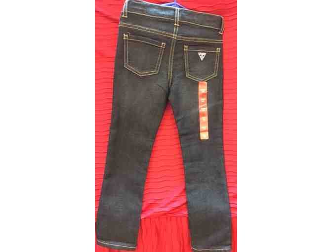 Guess Inc Girl's Skinny Ultra Low Jeans in Dark Vintage Size 6
