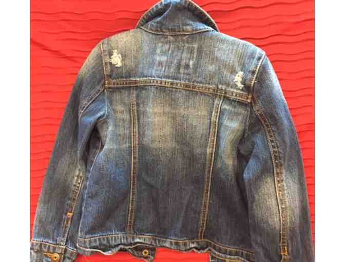 Guess Inc Kid's Distressed Jean Jacket in Size 6