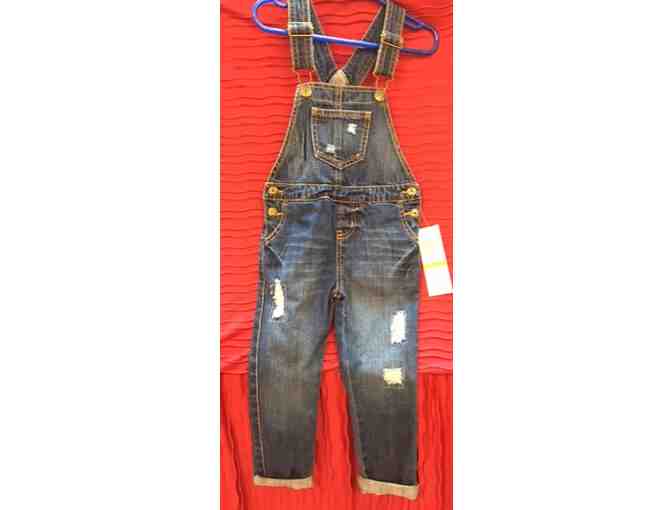 Guess Inc Kid's Distressed Jean Overalls & Skinny Ultra Low Jeans in Size 3T