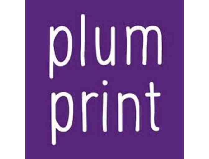 Plum Print: 10' x 8' Custom Hardcover Book