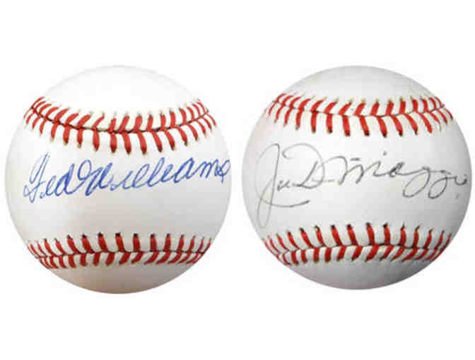Bidders Choice Package - Joe DiMaggio or Ted Williams Signed Baseball - Photo 1