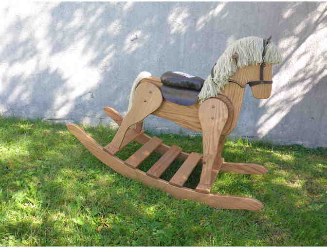 Oak Rocking Horse