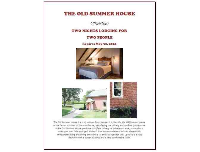 Old Summer House - 2 night stay