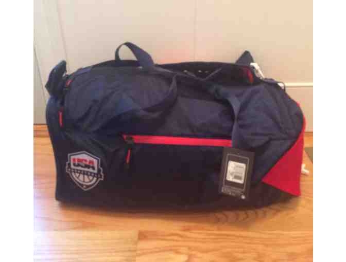 Team USA Rolling Luggage, Duffle, Folio and Autographed Basketball Package