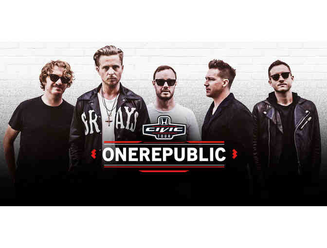 Tickets for 4 and a Meet & Greet with OneRepublic on August 2 at Xfinity Theater Hartford