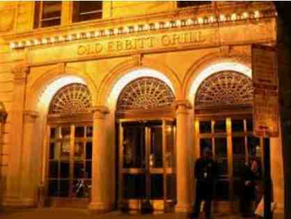Private 2 Hour "Oyster Riot" Seafood Bonanza at the Old Ebbitt Grill for Ten (10)