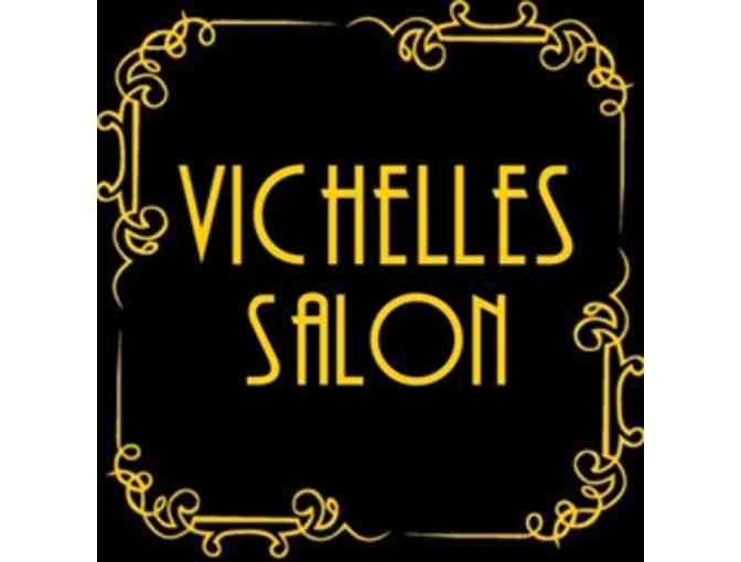 2 FREE shampoo, cut, and blow dry from Vichelles Salon