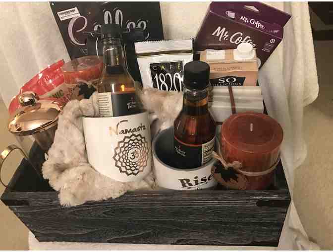 Costa Rican Coffee lovers Dream Basket with Espresso Machine and French Press
