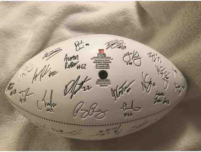 Autographed 'Limited Edition 2016 Team Signed' Laser Football