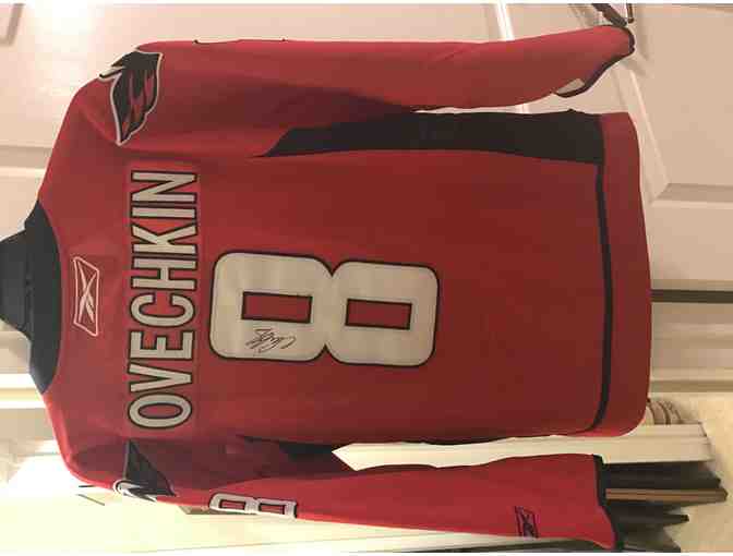Washington Capitals AUTOGRAPHED Alexander Ovechkin Reebok Red Medium Home Jersey