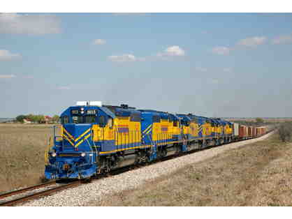 A "Ft. Worth and Western" Freight Train LOCOMOTIVE Ride of a Lifetime for TWO!!