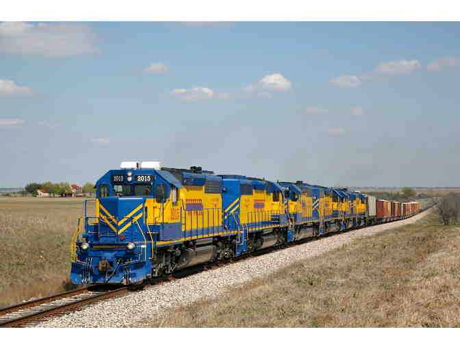 A 'Ft. Worth and Western' Freight Train LOCOMOTIVE Ride of a Lifetime for TWO!!