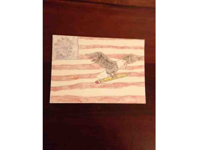 NEW!  Patriotic Greeting Cards featuring our Best Elementary School Artwork 2010-2014!