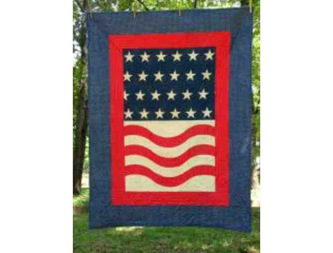 Americana Quilt! Plus GIFT IDEA: Design your quilt with gifted Texas quilting artist!