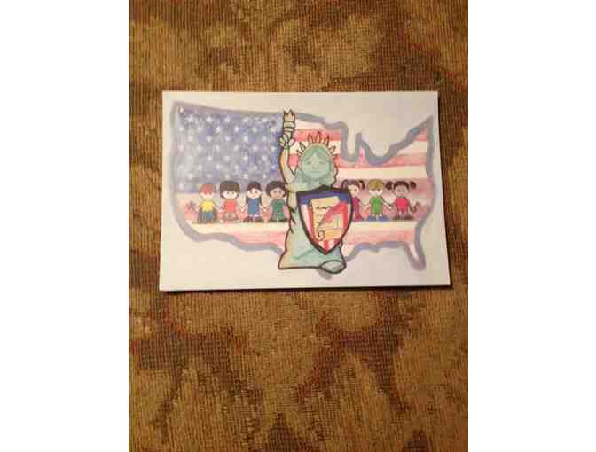 NEW! Patriotic Greeting Cards featuring our Best Elementary School Artwork 2010-2014!