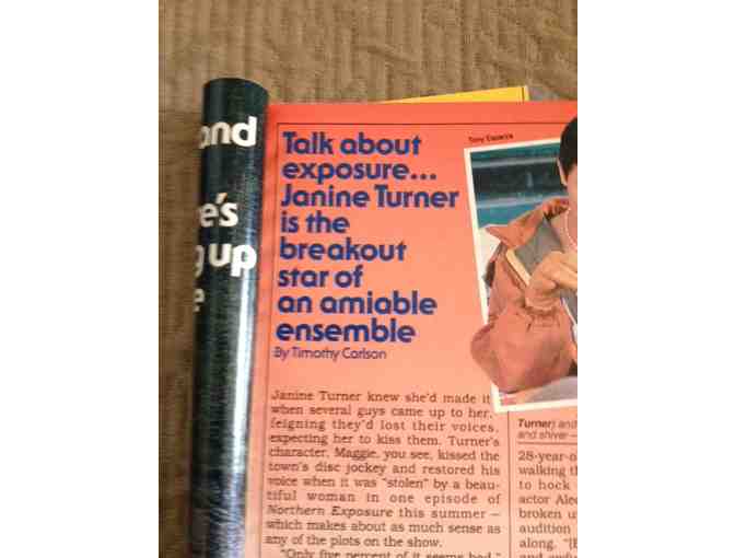 Personally Autographed 1991 'TV Guide' featuring Janine Turner and Northern Exposure!