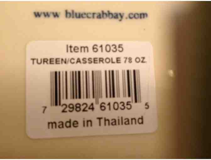 'Blue Crab' Pottery Soup Tureen