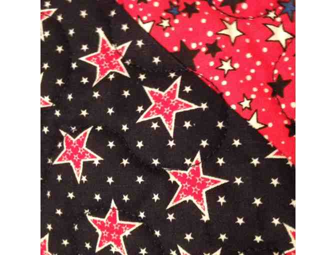 Warm and Cozy Reversible Americana Quilted Throw!