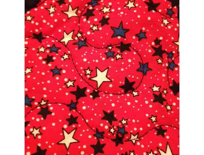 Warm and Cozy Reversible Americana Quilted Throw!