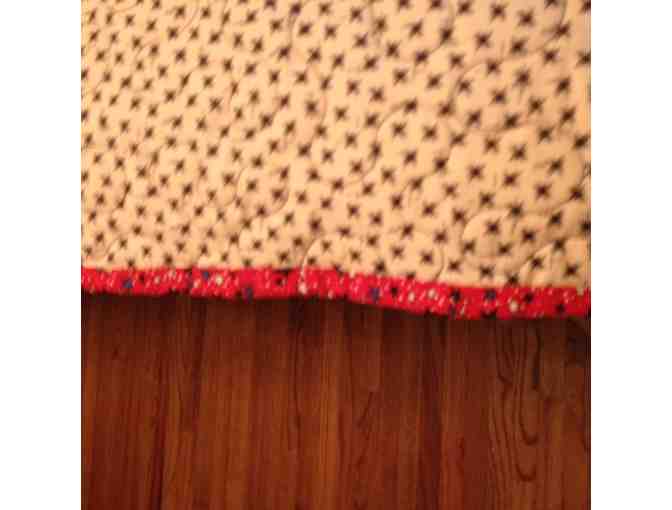 Warm and Cozy Reversible Americana Quilted Throw!