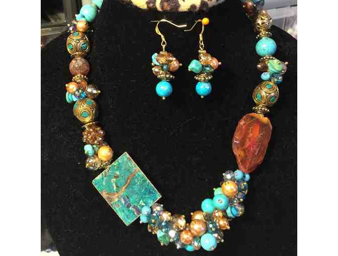Necklace and Earrings from Patricia Turner of Georgetown, Texas!