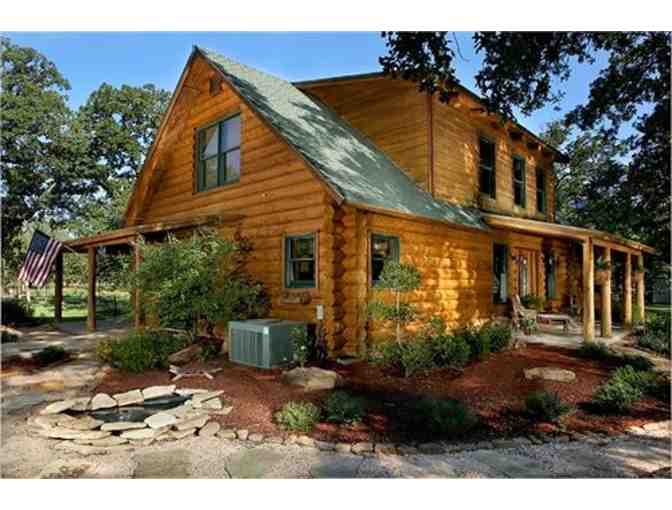 2 Weekday Nights at Log House South of Fort Worth on Acreage! Heavenly Retreat!