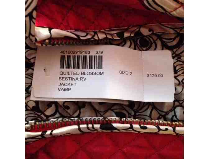 Chico's Beautiful Reversible Jacket - Size 2 Red, Black and White! Brand New!