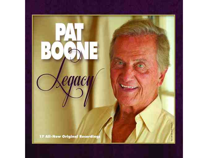 TWO CDs & COLLECTOR'S BOOKLET, SIGNED BY PAT BOONE! 'LEGACY' AND 'DUETS'
