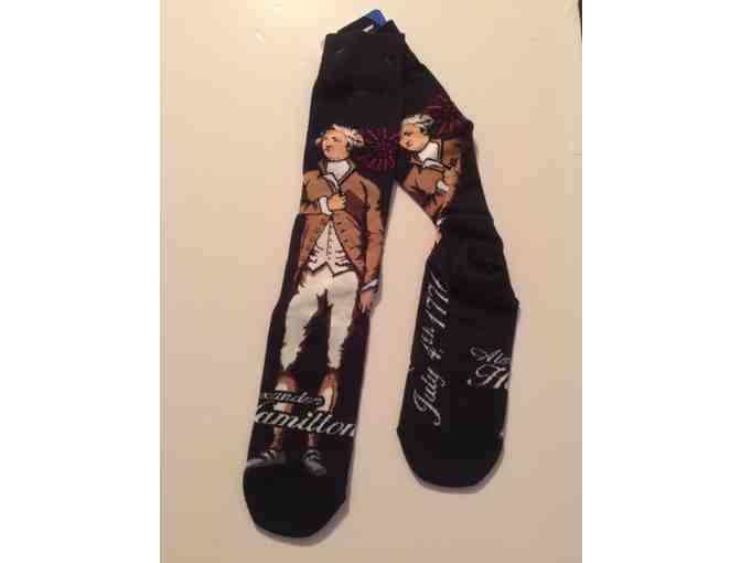 Hamilton 1776 Black Socks - Womens! What a Great Holiday Gift!