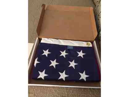 U.S. Flag Flown Over the United States Capitol on July 4th, 2017 with Signed Certificate!