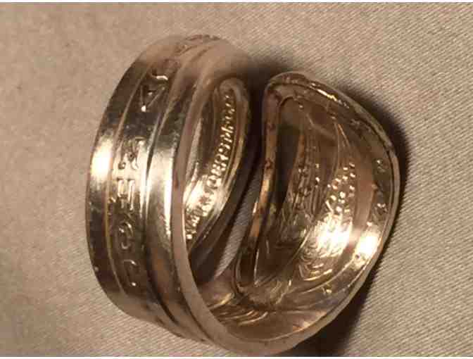 'John Adams' Vintage Silverware Ring by Kaleb Harvey of 'IMPERFEKTHINGS'!