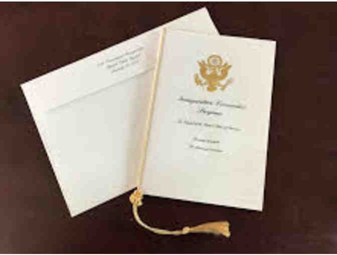 Custom Framed President Donald J. Trump Invitation to Inaugural!  Collectible!