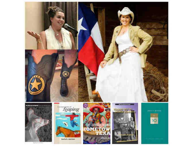 Texas Poet Laureate Autographs Four of Her Books to You!  Karla K. Morton!