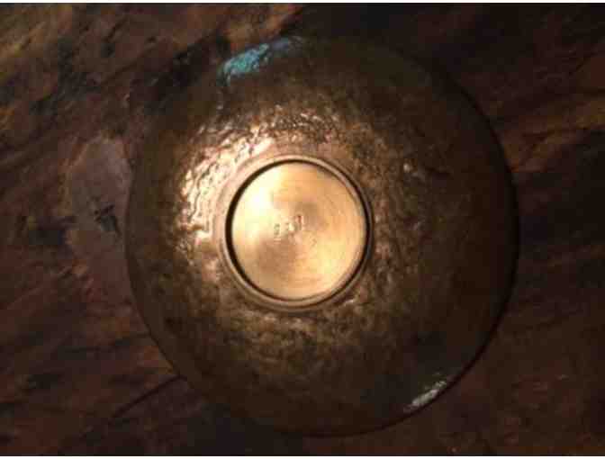 Vintage Brass 'Ship' Plate with Maker's Mark, from Denmark!