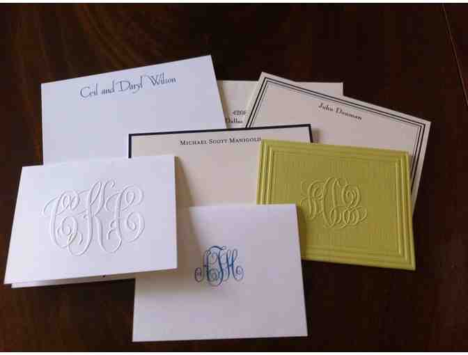 Embossed, High Quality Personalized Stationery (Set of 50) from 'The Write Choice'