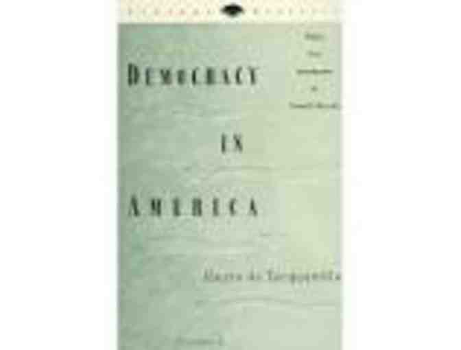 'Democracy in America' by Alexis de Tocqueville! On CA's Recommended Reading List