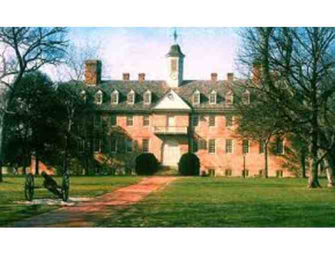 Andrew Langer's Tour of Colonial Williamsburg, William & Mary College Plus Lunch!