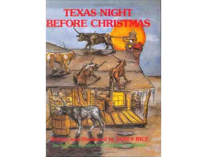 Written & Illustrated by James Rice!  Autographed! 'Texas Night Before Christmas'