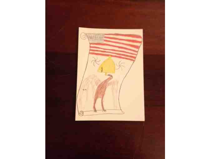 Patriotic Greeting Cards featuring our Best Elementary School Artwork 2010-2014!