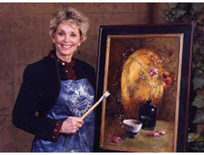 Ann Hardy, Award Winning Texas Artist!  Original Oil Painting Donated by Janice Gauntt!!