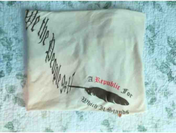 Constituting America T-Shirt Autographed by co-chair Cathy Gillespie to You!   Medium