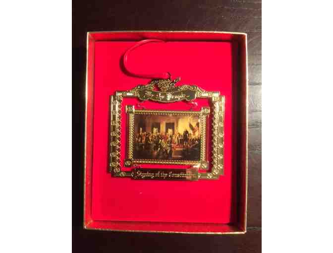 The United States Capitol Historical Society Ornament, 'Signing of the Constitution'!