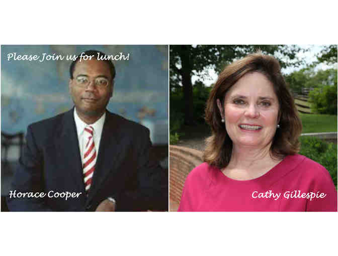 'Lunch w/Horace Cooper, Constitutional Scholar & Co-Chair Cathy Gillespie in DC!'
